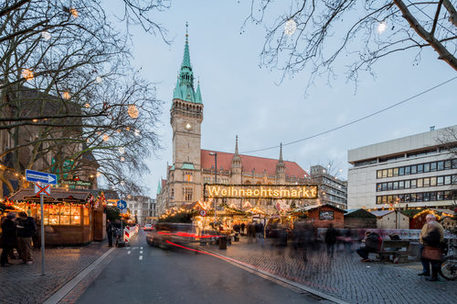Die Münzstraße ist während des Weihnachtsmarktes 2019 gesperrt und ab dem 30. Dezember wieder freigegeben.