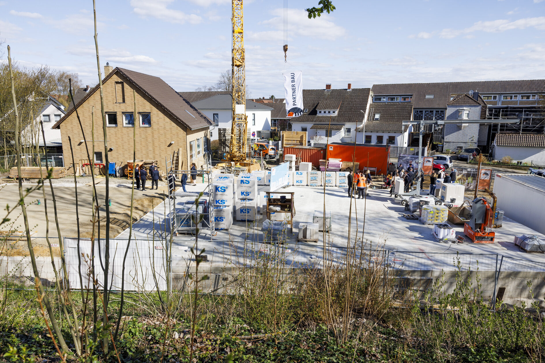 Grundsteinlegung FFW Stöckheim (Wird bei Klick vergrößert)