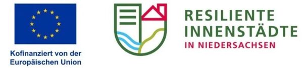 Das Bild zeigt das Logo von Resiliente Innenstädte. (Wird bei Klick vergrößert)