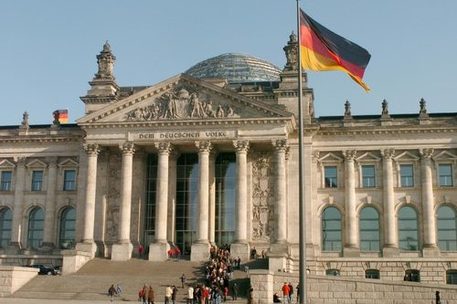 Außenansicht des Reichstagsgebäudes