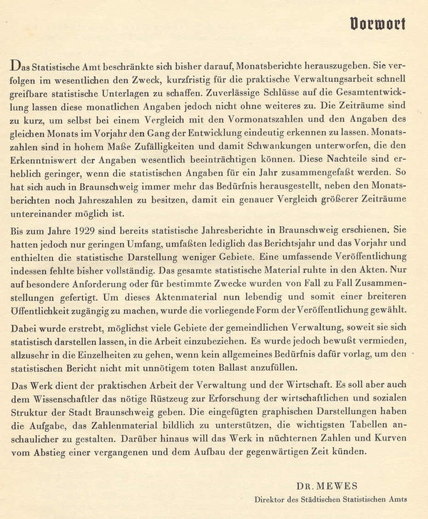 1. Jahrbuch 1936 - Vorwort (Wird bei Klick vergrößert)