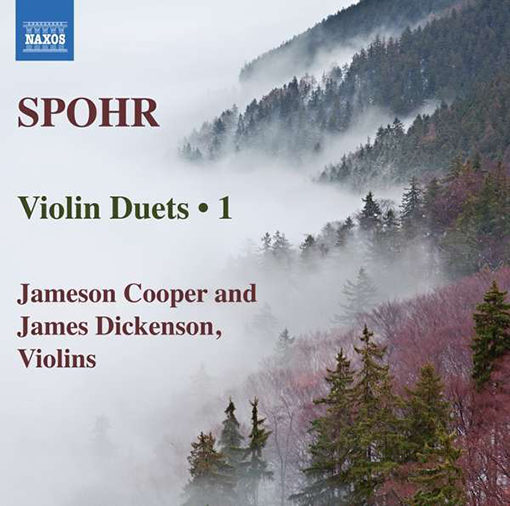 CD Cover Spohr Violin Duets (Wird bei Klick vergrößert)