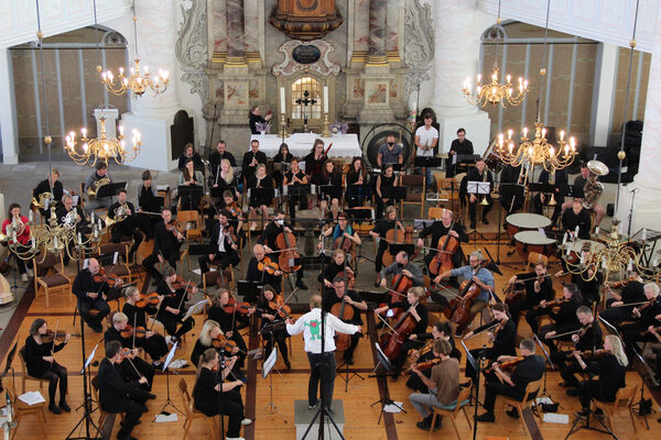 Alumni-Projekt JSO 2022 in der Trinitatiskirche Wolfenbüttel (Wird bei Klick vergrößert)