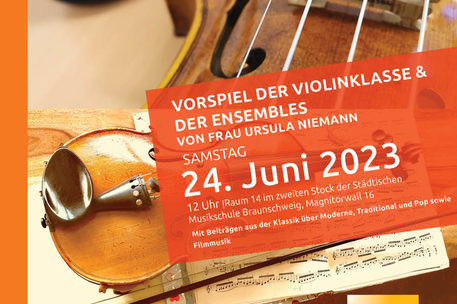 Plakat Violinkonzert