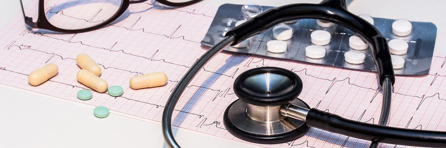 EKG, Tabletten, Stethoskop