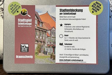 Stadtspiel Schnitzeljagd in der Touristinfo.