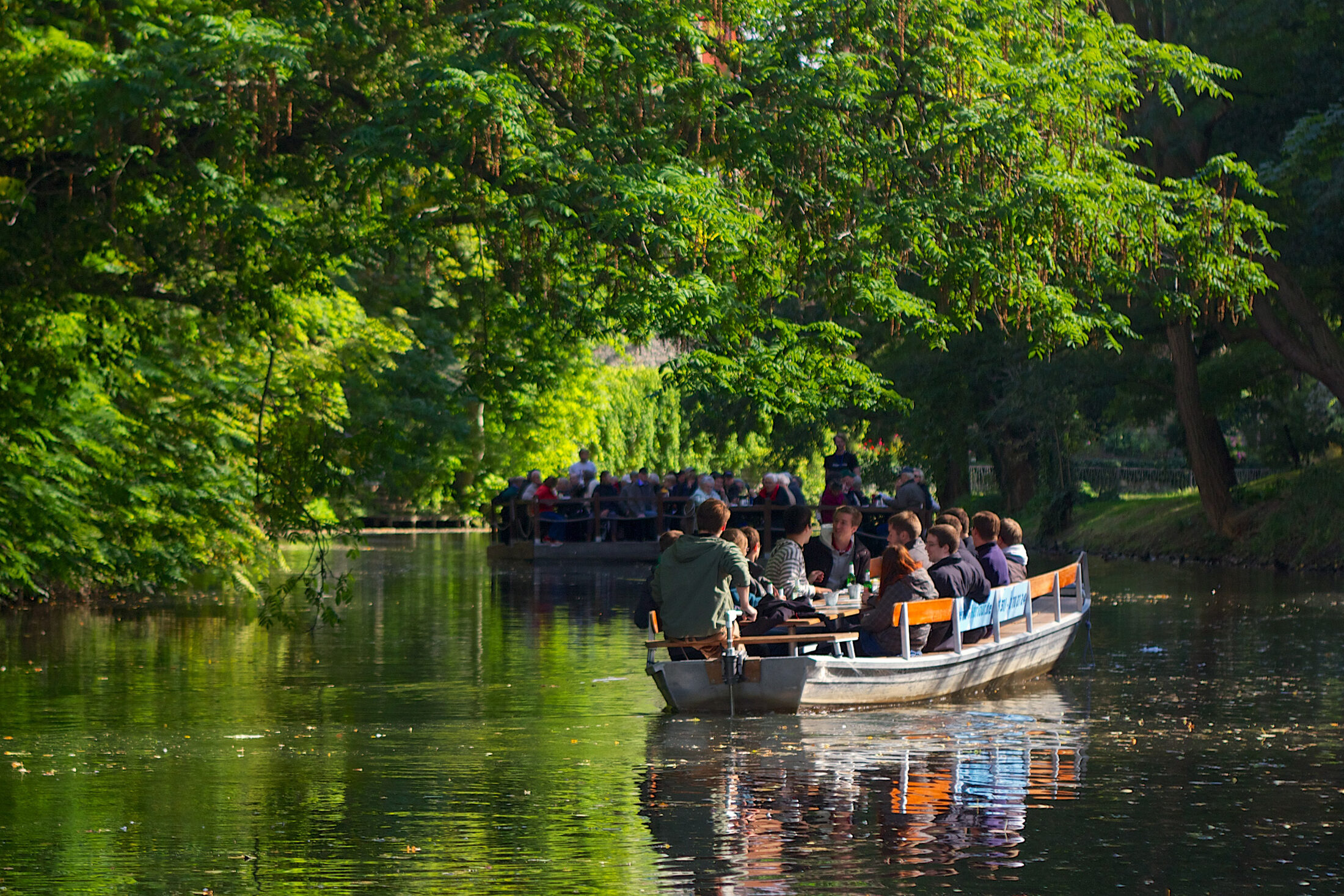 Fahrt auf der Oker (Zoom on click)