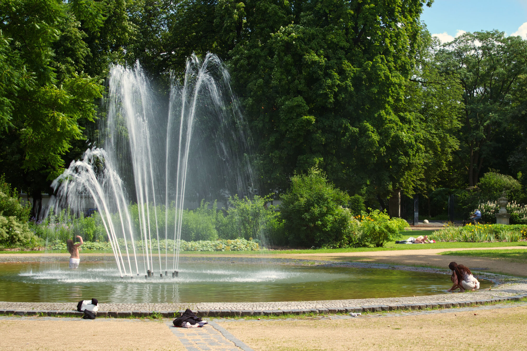 Springbrunnen am Inselwall (Wird bei Klick vergrößert)