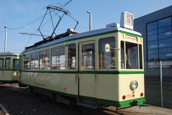 historische Straßenbahn (Wird bei Klick vergrößert)