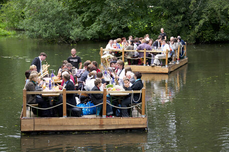 Flöße auf der Oker