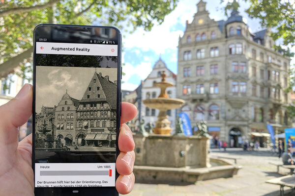 AR-Ansicht Kohlmarkt (Wird bei Klick vergrößert)