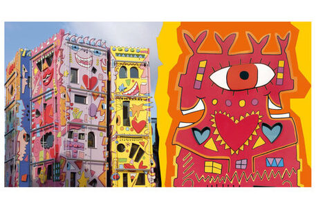 Postkarte mit Motiv "Happy Rizzi House" von James Rizzi