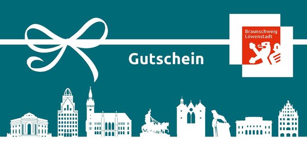 Ansicht Gutschein - Braunschweig-Silhouette (Wird bei Klick vergrößert)