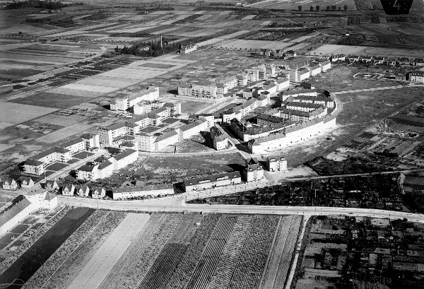 Luftbild des Siegfriedviertels vom 14. Oktober 1930 (Wird bei Klick vergrößert)