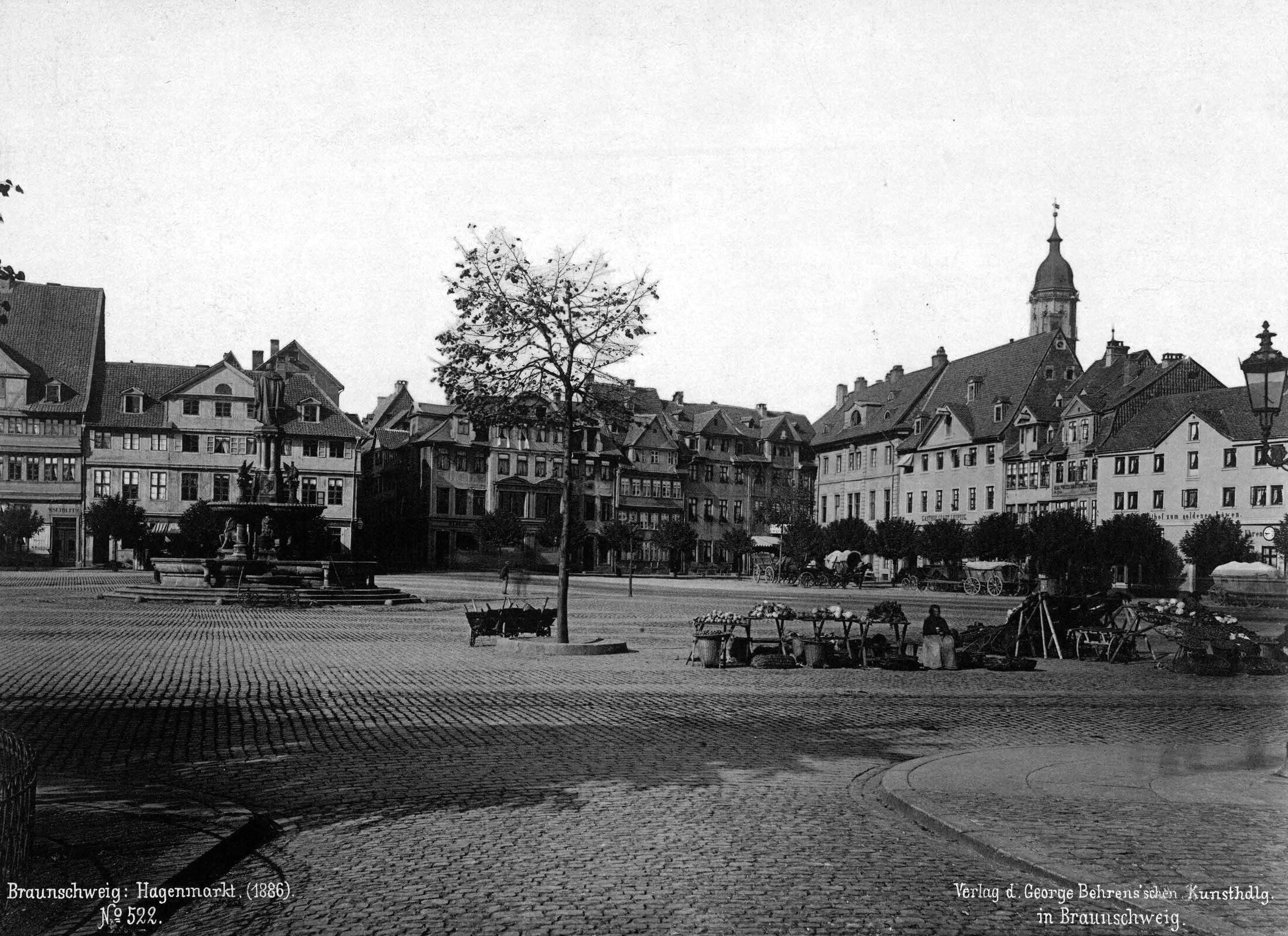 Hagenmarkt Nordwest 1893 (Wird bei Klick vergrößert)