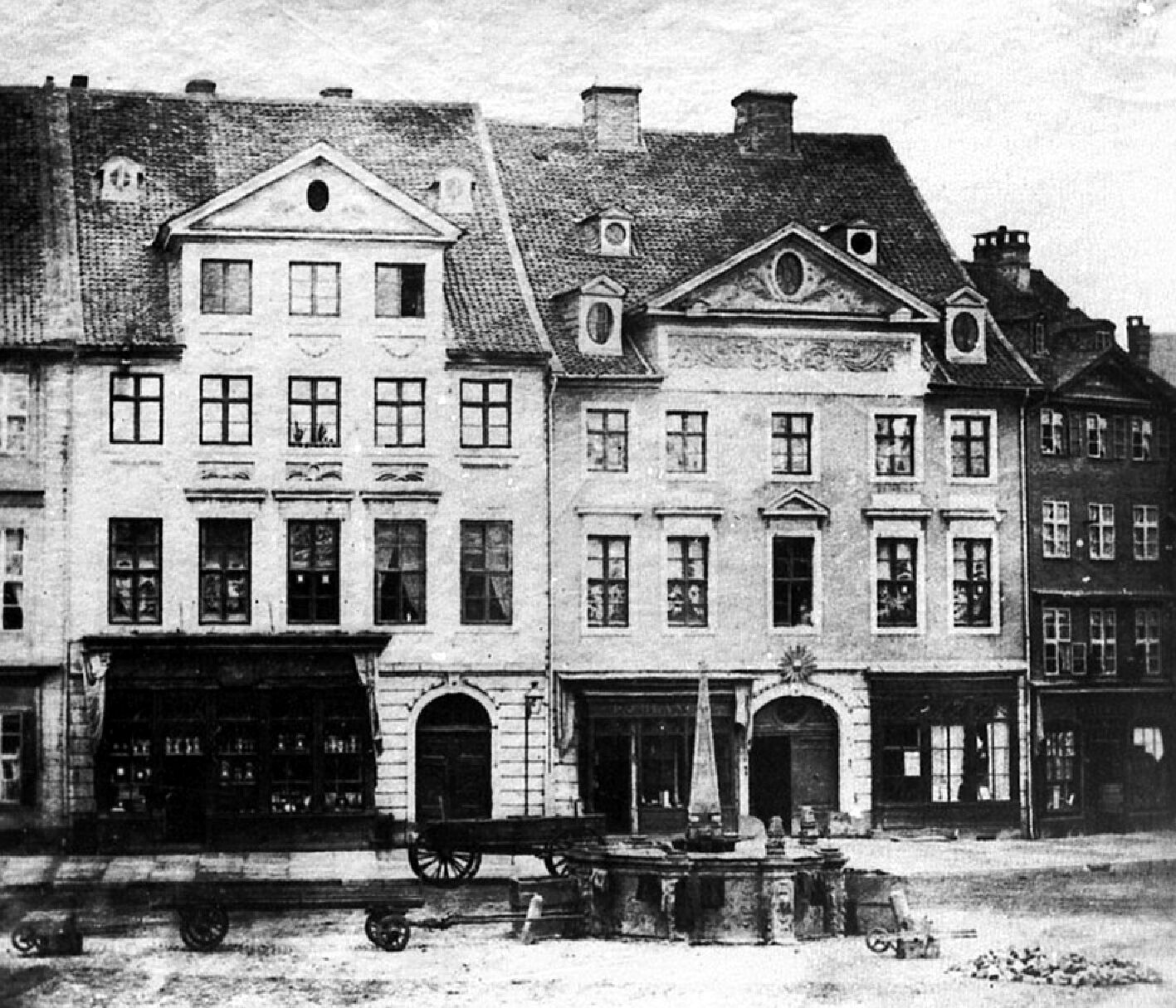 Kohlmarkt 18 und 19 um 1880 (Wird bei Klick vergrößert)