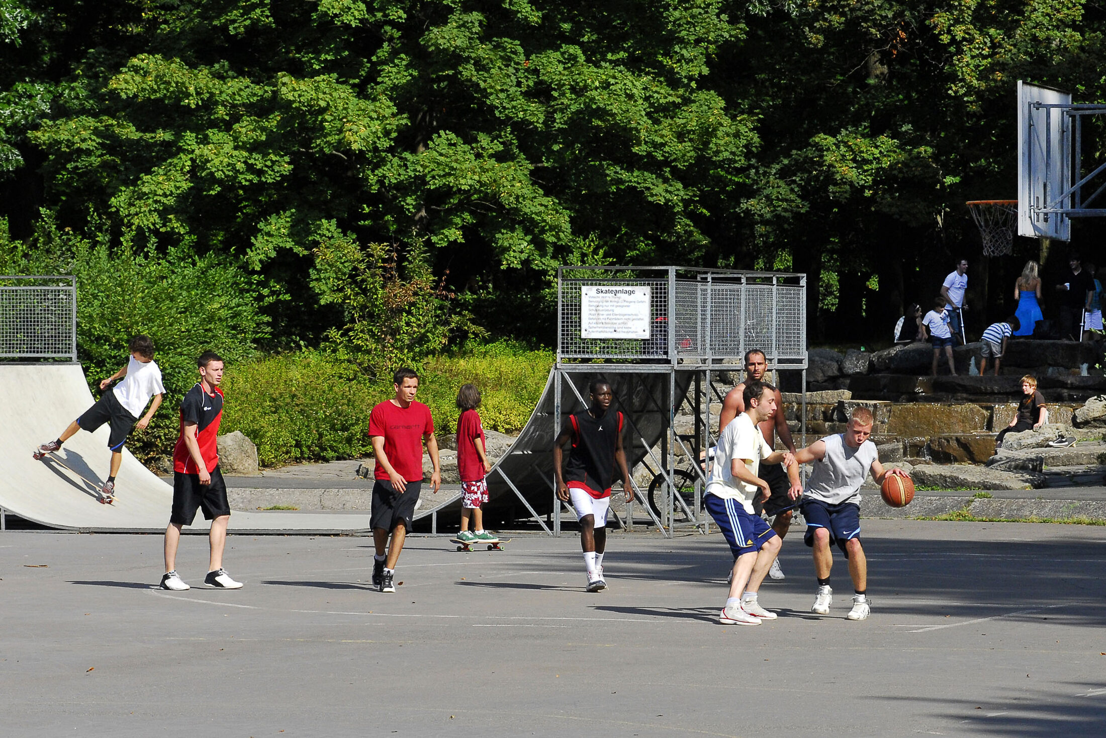 Skaterbahn im Prinzenpark (Wird bei Klick vergrößert)