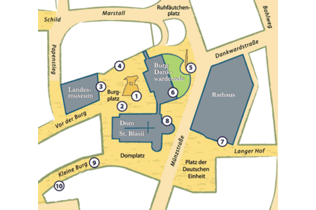 Übersichtskarte Burgplatz