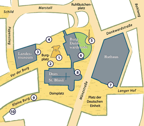 Übersichtskarte Burgplatz (Wird bei Klick vergrößert)