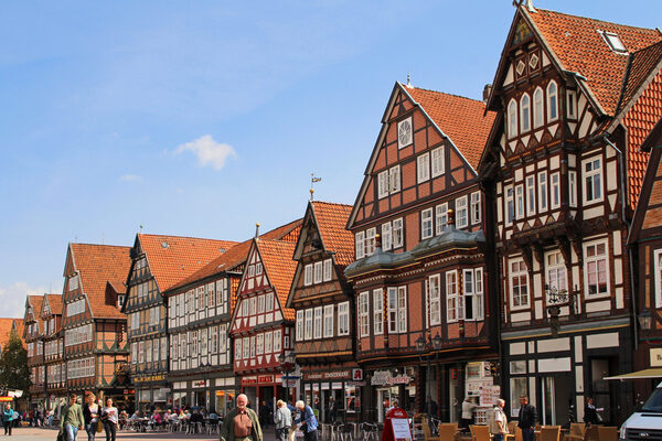 Fachwerk in der Celler Innenstadt. (Zoom on click)