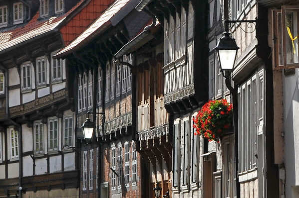 Hornburg Fachwerkhäuser (Zoom on click)