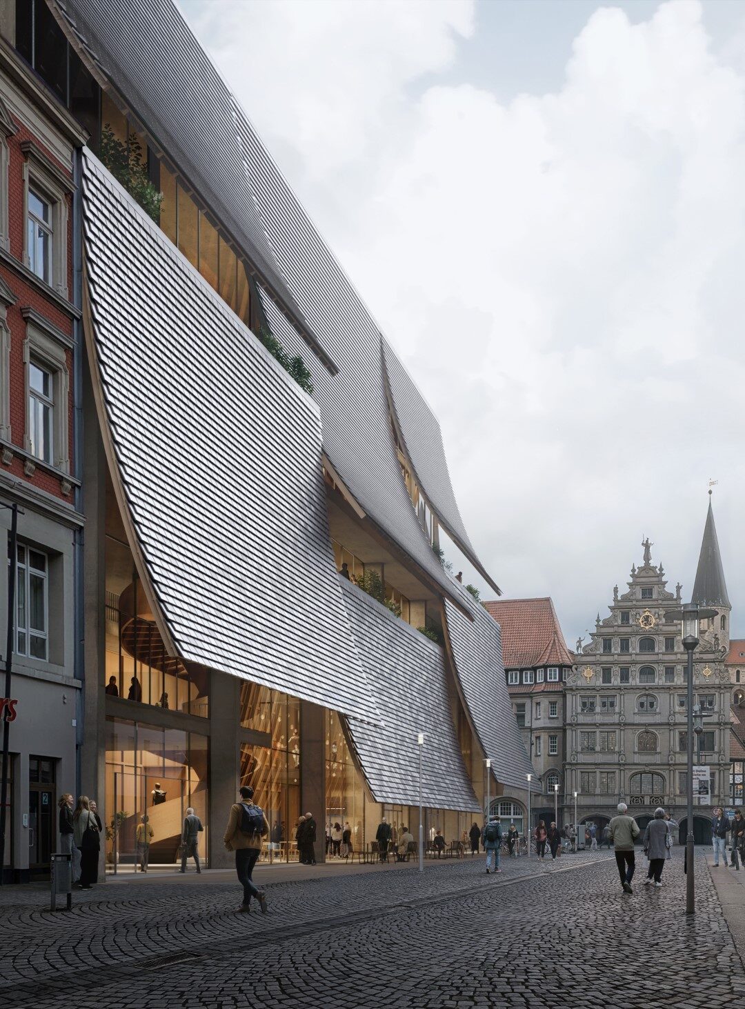 Haus der Musik Siegerentwurf Fassade (Wird bei Klick vergrößert)