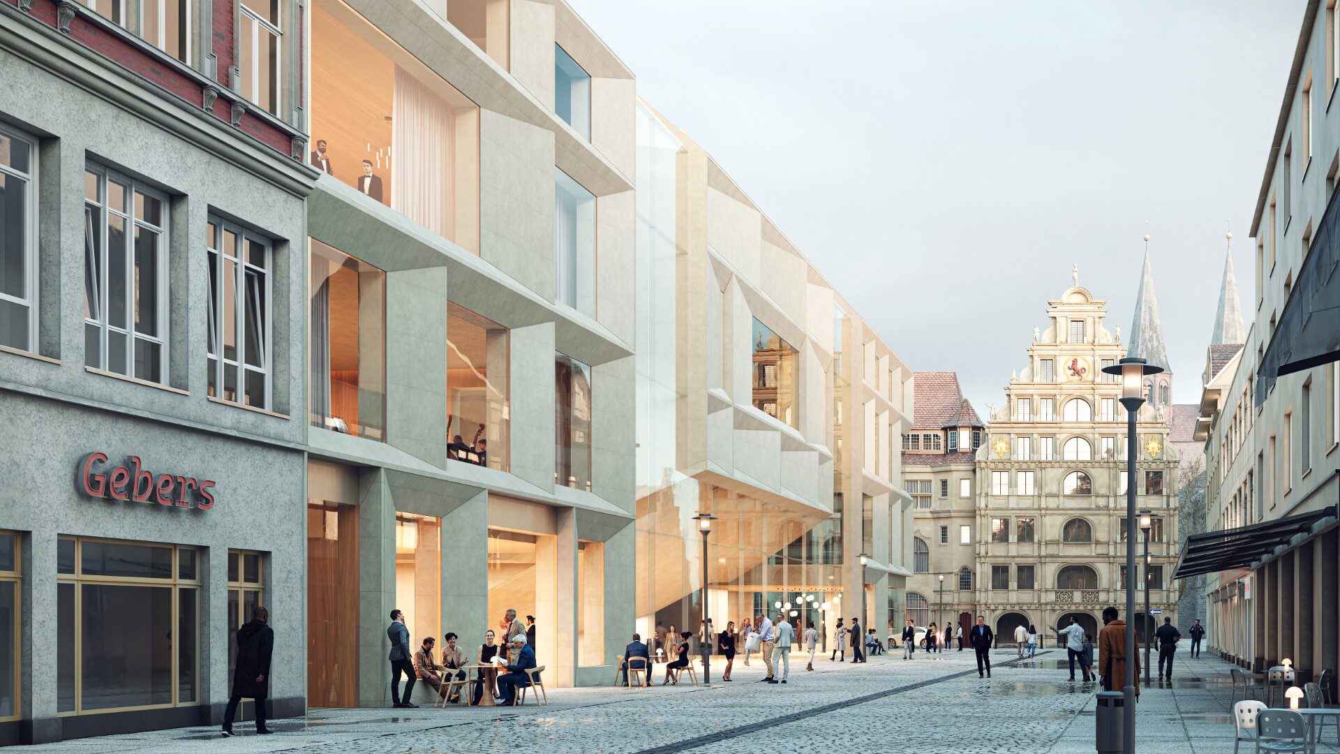 Haus der Musik Anerkennungen GRAFT Poststraße (Wird bei Klick vergrößert)