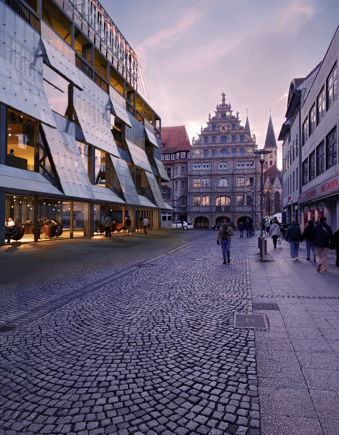Haus der Musik Anerkennungen Dorte Mandrup Poststraße (Wird bei Klick vergrößert)