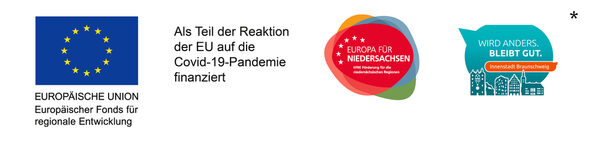 Förderlogos "Perspektive Innenstadt“ Stern verweist auf Projektbeschreibung am Seitenende. (Wird bei Klick vergrößert)