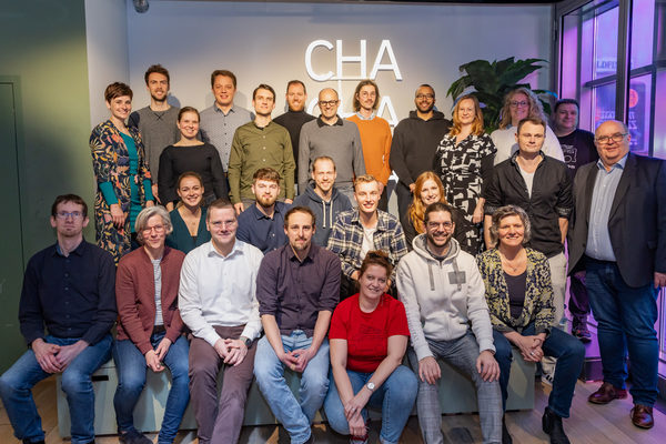 Die elf Startups der Akademie W.IN trafen sich zum gemeinsamen Abschluss im Eventspace 381 in Braunschweig. (Wird bei Klick vergrößert)