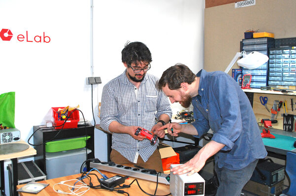 Chris Töppe (links) und Frithjof Hansing gründeten gemeinsam das Protohaus in Braunschweig. (Wird bei Klick vergrößert)