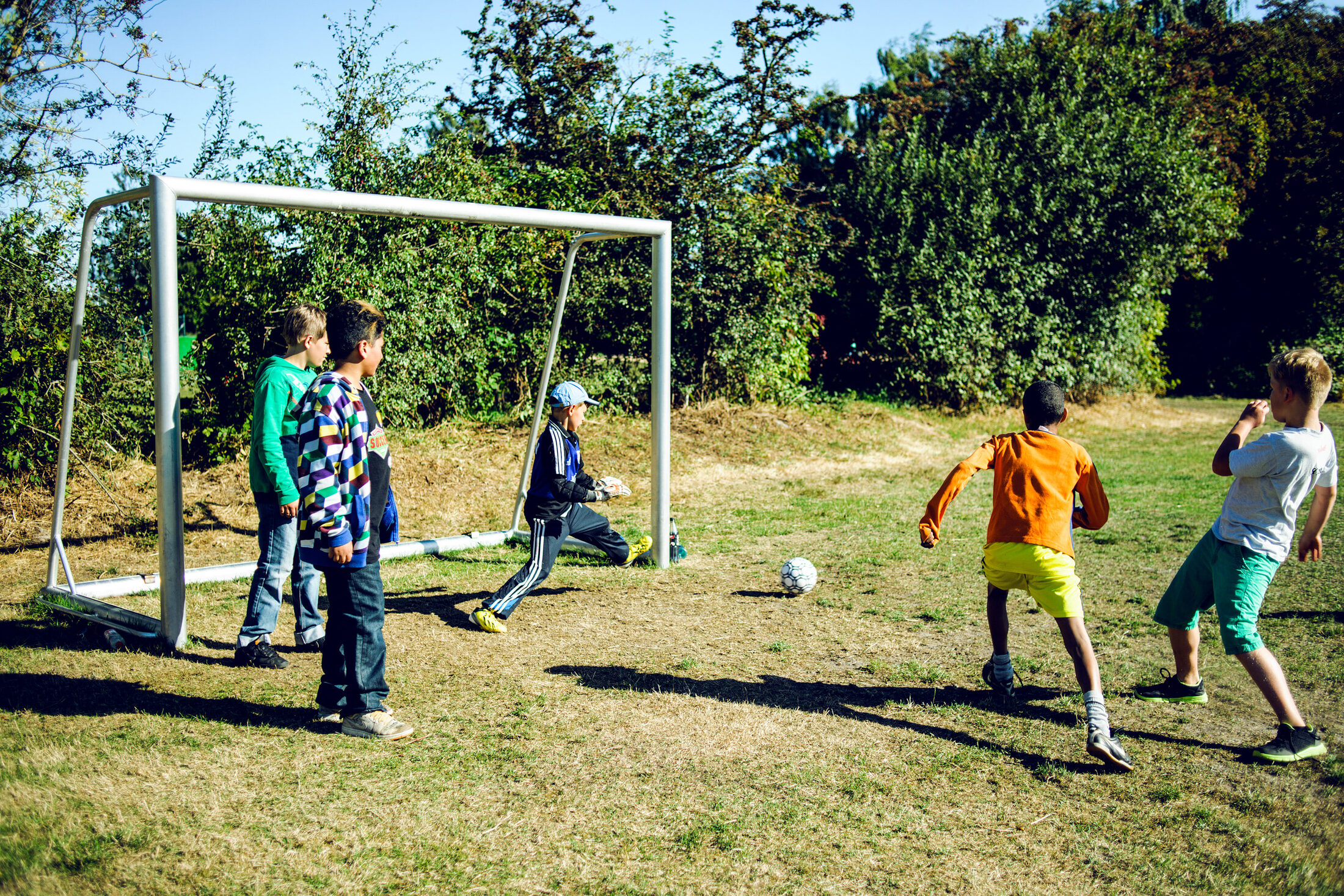 Fußball im Sand (Wird bei Klick vergrößert)